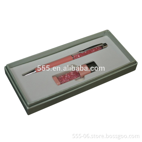 Crystal usb flash drive 8gb with logo